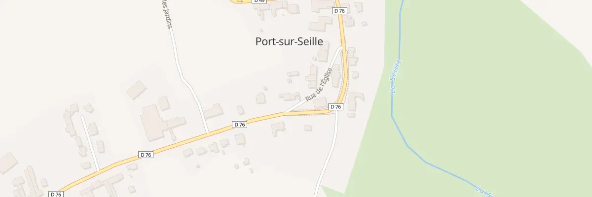Plan du 12 Rue de l’Eglise à Port-sur-Seille