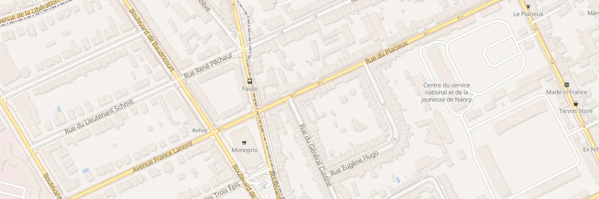 Plan du 41 Rue du Placieux à Nancy