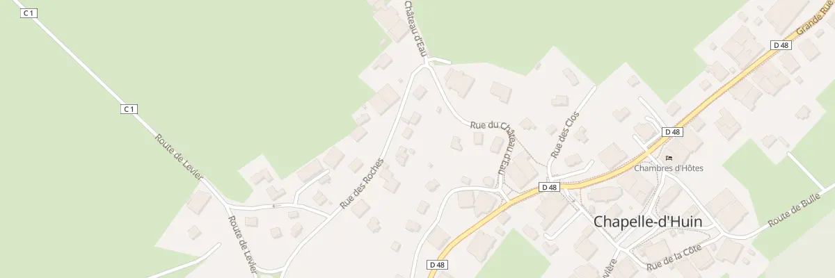 Plan du 7 Rue des Roches à Chapelle-d’Huin
