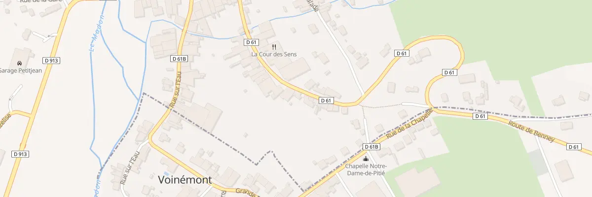 Plan du 20 Rue de Benney à Ceintrey