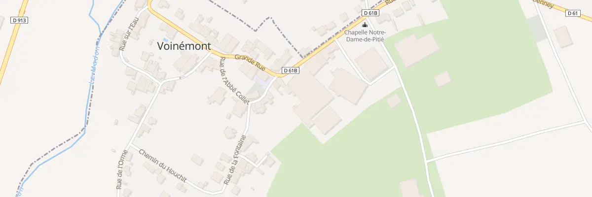 Plan du 2 Rue de la Chapelle à Voinémont