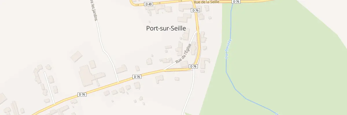 Plan du 10 Rue de l’Eglise à Port-sur-Seille