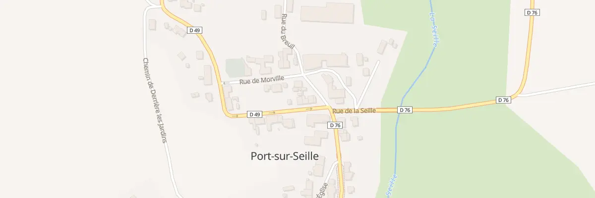 Plan du 6 Rue des Dames à Port-sur-Seille