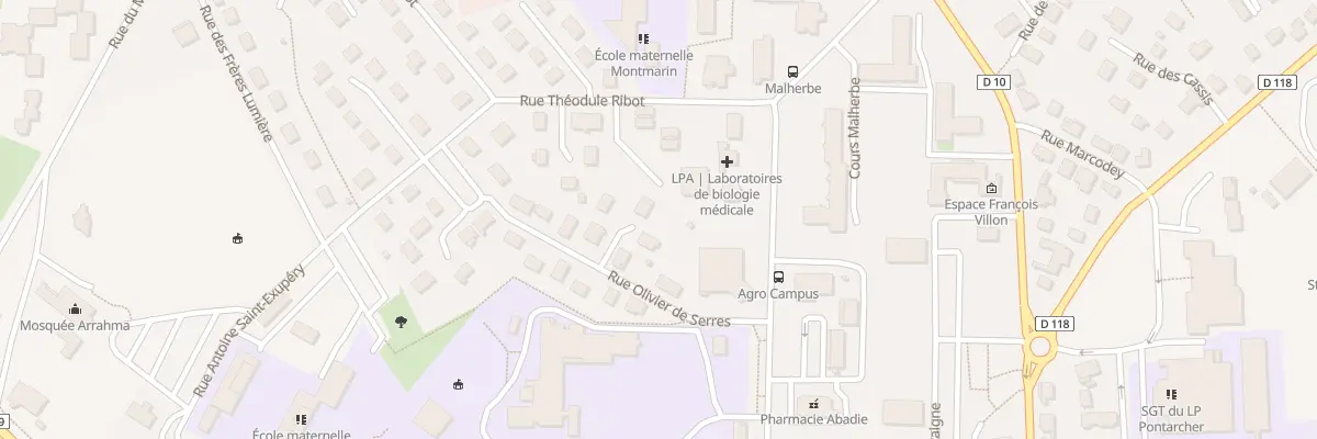 Plan du 5 Rue Henri Fabre à Vesoul