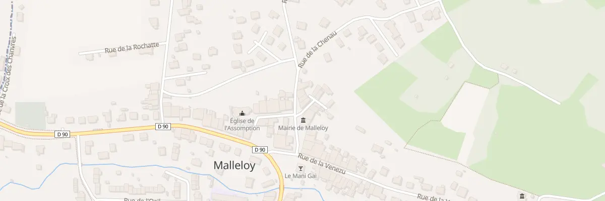 Plan du 9 Rue du Thème à Malleloy