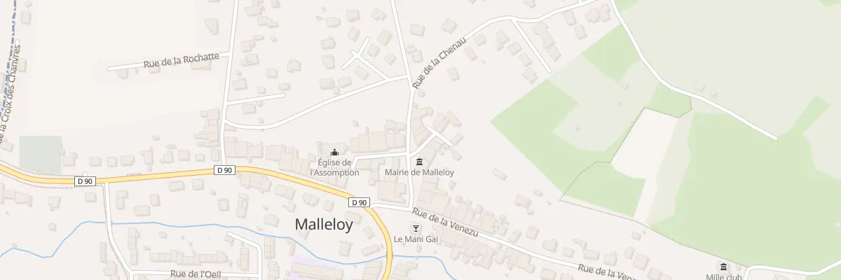 Plan du 2 Rue de Morey à Malleloy