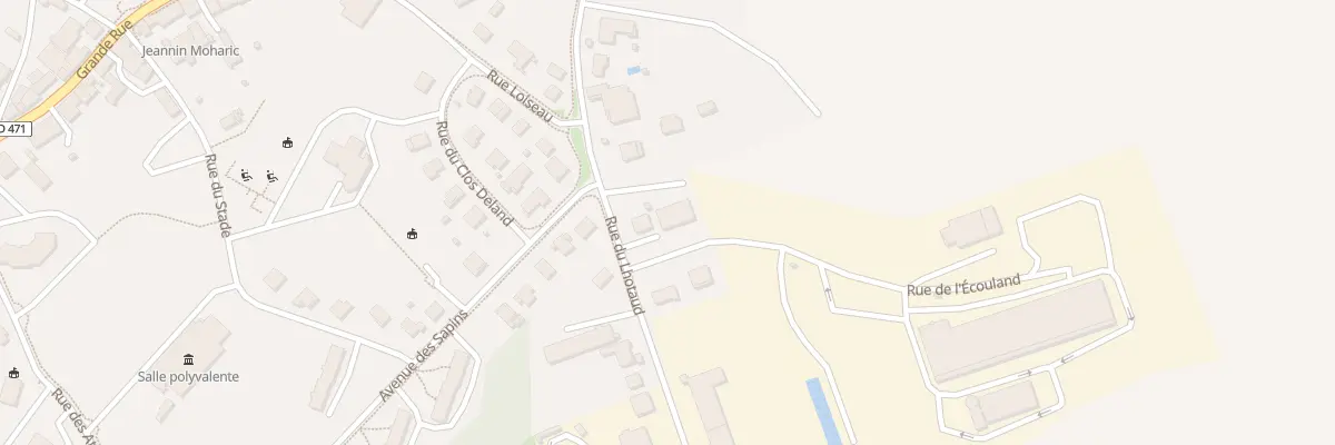 Plan du 19A Rue du Lhotaud à Frasne