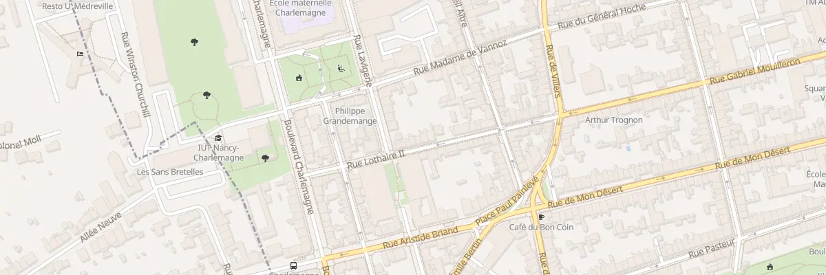 Plan du 30 Rue Lothaire II à Nancy