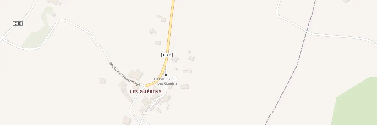 Plan du 5119 Les Guerins à La Bâtie-Vieille