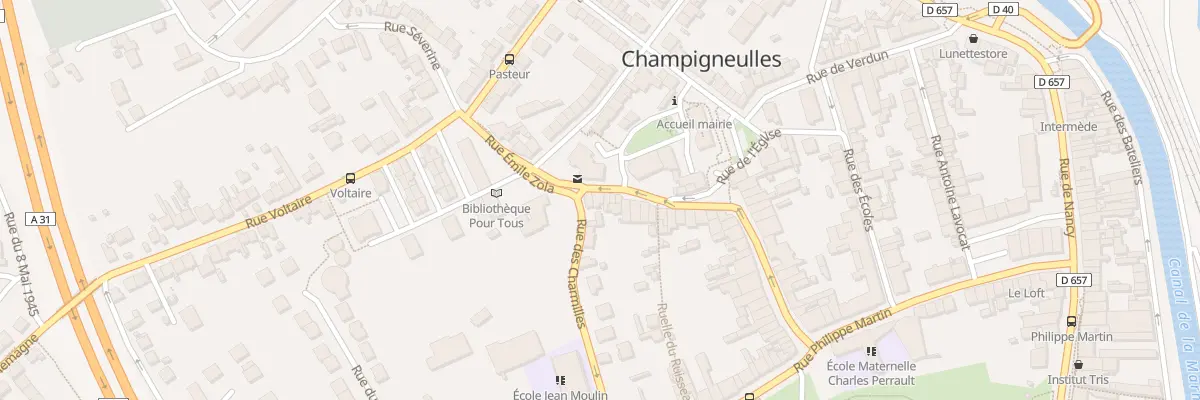 Plan du 64 Rue Emile Zola à Champigneulles