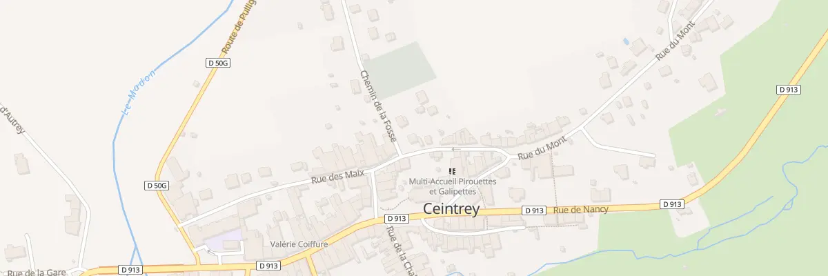Plan du 27 Rue des Maix à Ceintrey