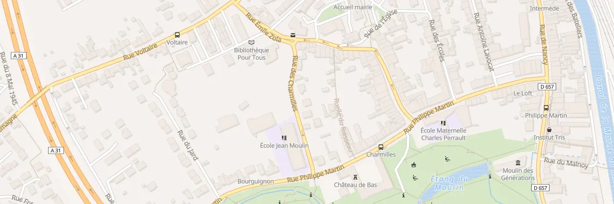 Plan du 6 Rue des Charmilles à Champigneulles
