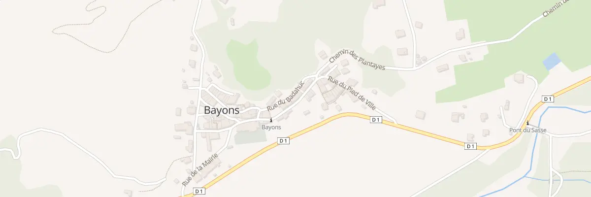 Plan du 5062 Le Village à Bayons