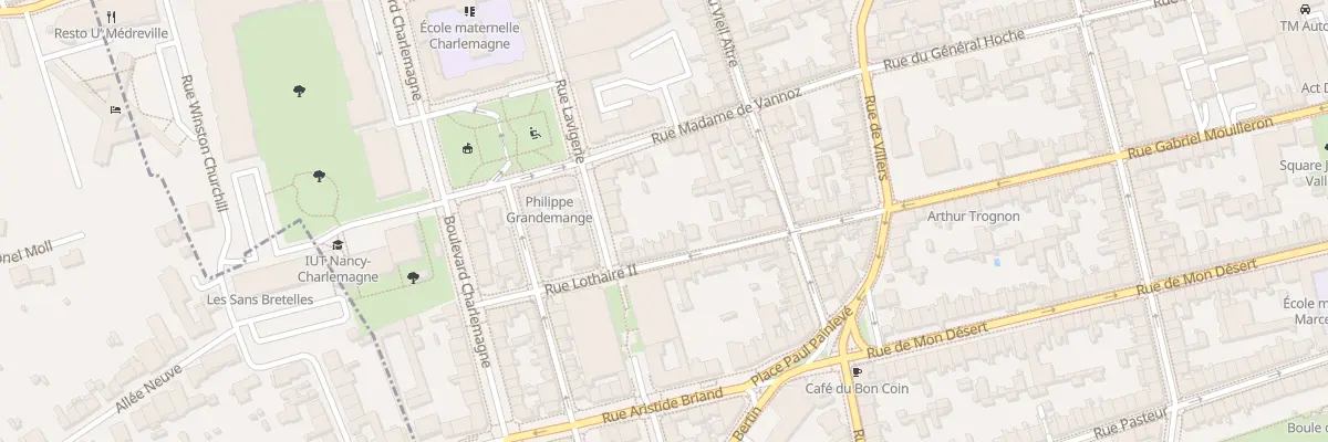Plan du 26B Rue Lothaire II à Nancy