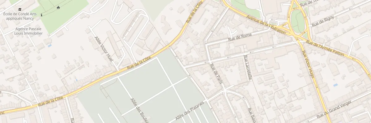 Plan du 42 Rue de Turique à Nancy