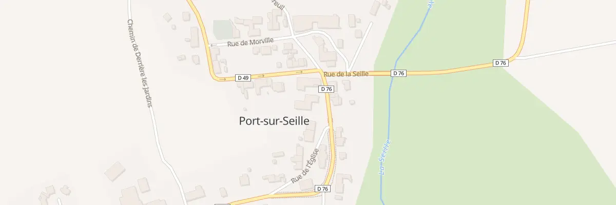 Plan du 1 Rue des Dames à Port-sur-Seille