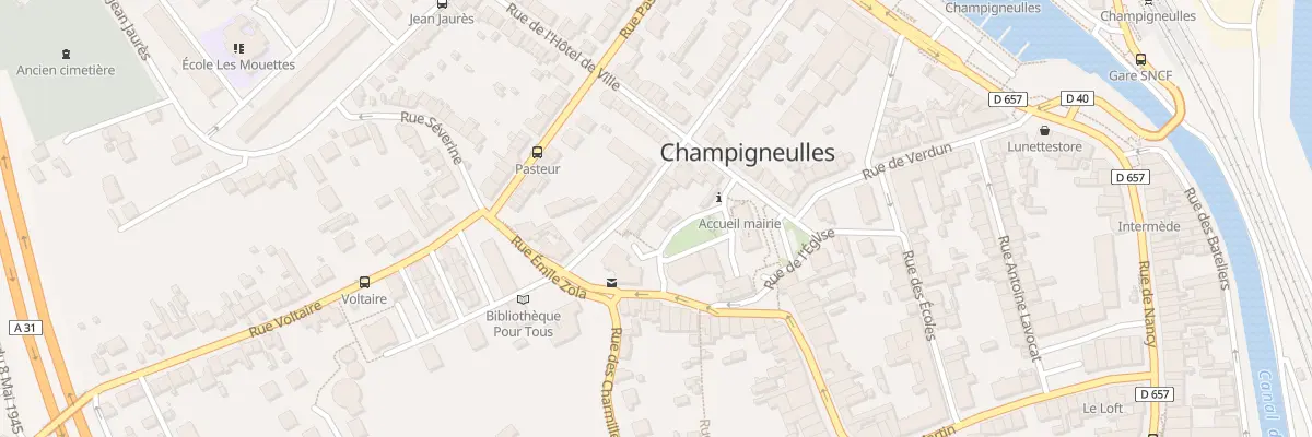 Plan du 31 Rue Anatole France à Champigneulles