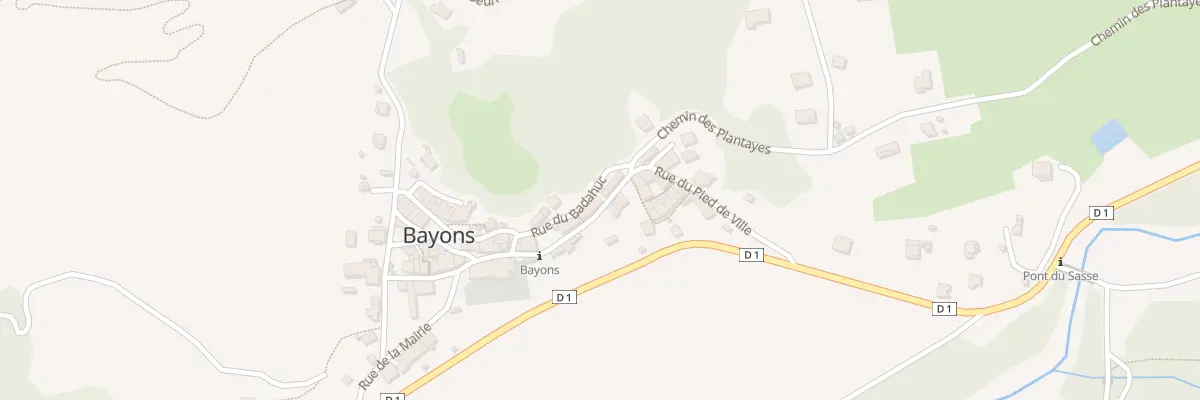 Plan du 17 Rue Grande à Bayons