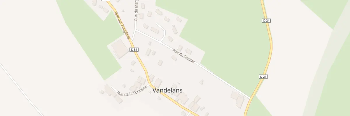 Plan du 10 Rue du Sentier à Vandelans