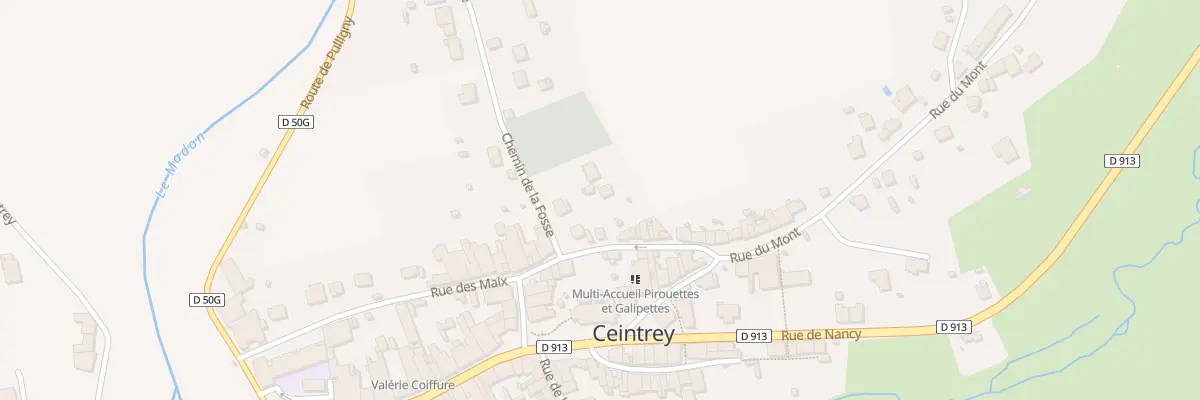 Plan du 2 Che de la Ronde Fosse à Ceintrey