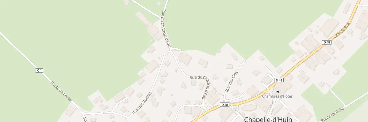 Plan du 6 Rue du Château d’Eau à Chapelle-d’Huin