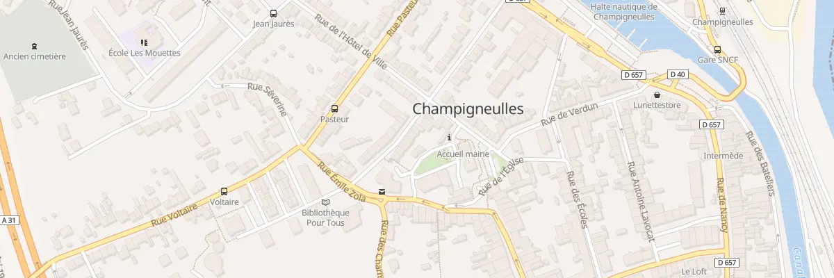Plan du 27 Rue Anatole France à Champigneulles