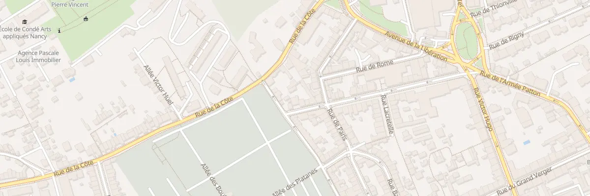 Plan du 40 Rue de Turique à Nancy