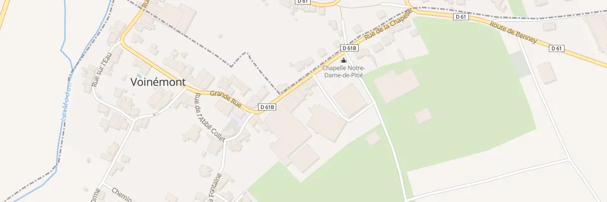 Plan du 6 Rue de la Chapelle à Voinémont