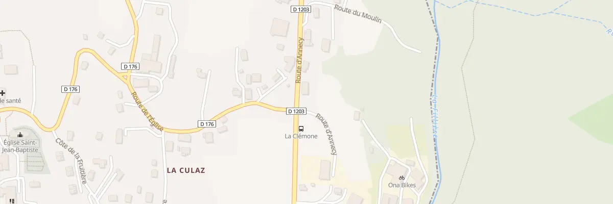 Plan du 910 Rte Annecy à Charvonnex