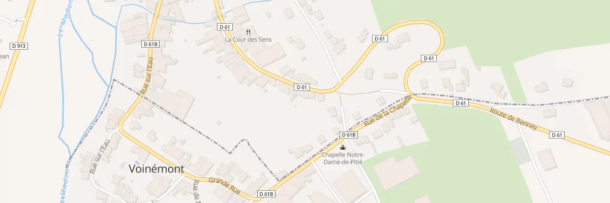Plan du 30 Rue de Benney à Ceintrey