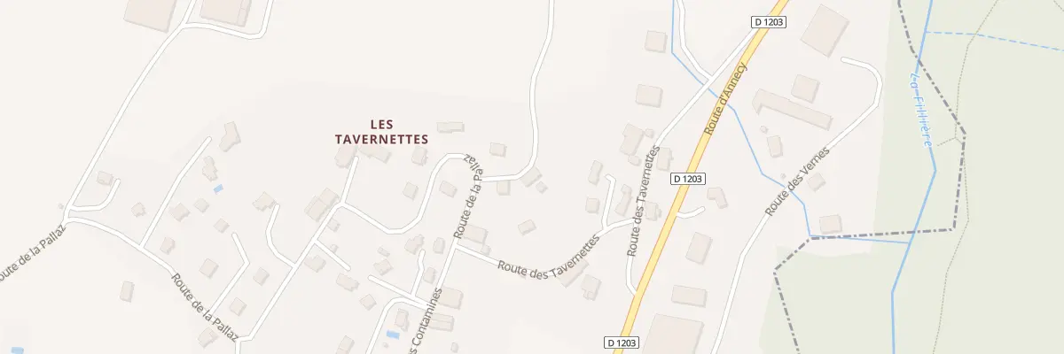 Plan du 400 Che des Tavernettes à Charvonnex