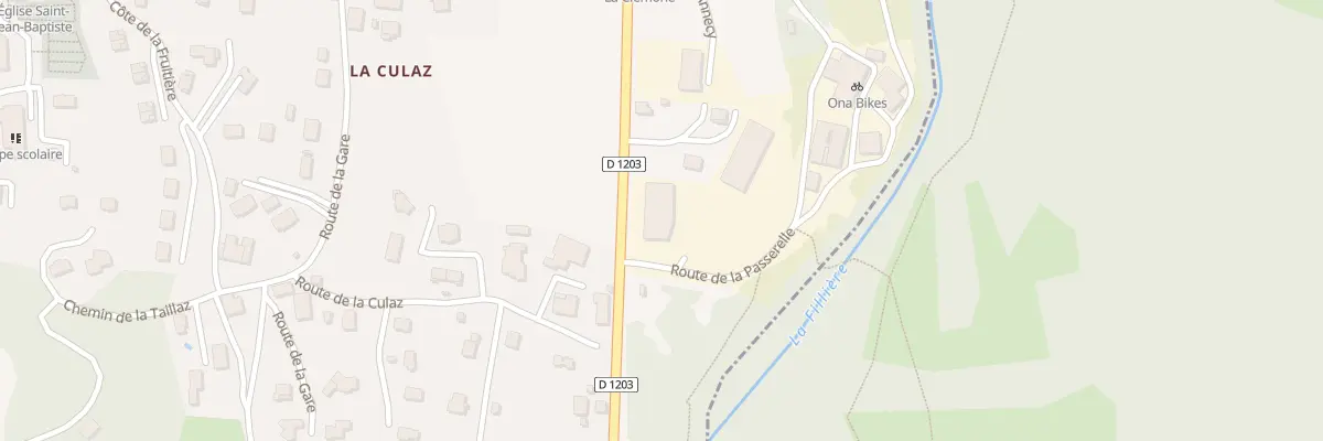Plan du 27 Rte de la Passerelle à Charvonnex