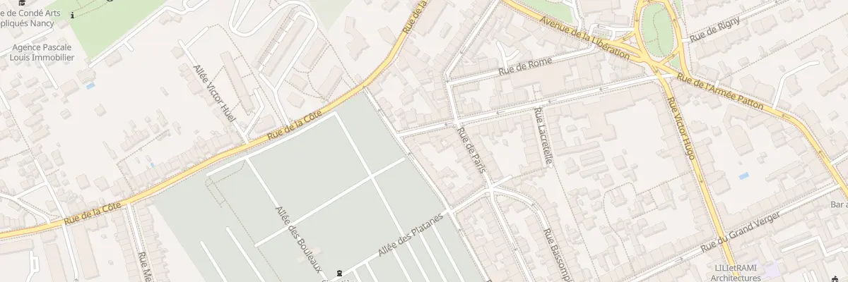 Plan du 43 Rue de Turique à Nancy