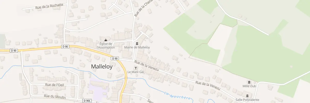 Plan du 5 Rue de Venezu à Malleloy