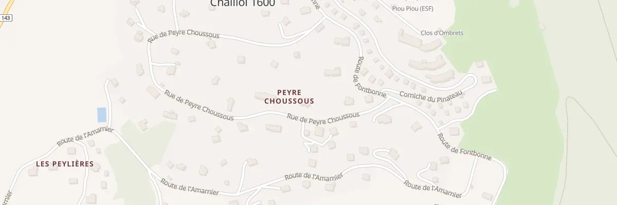 Plan du 5409 Che Peyre Choussous à Saint-Michel-de-Chaillol