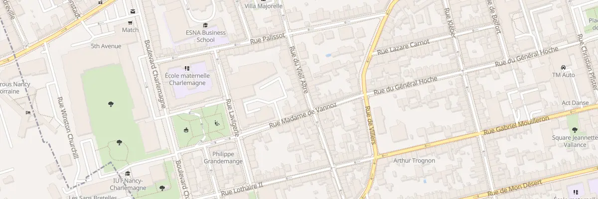 Plan du 54 Rue du Vieil Aitre à Nancy