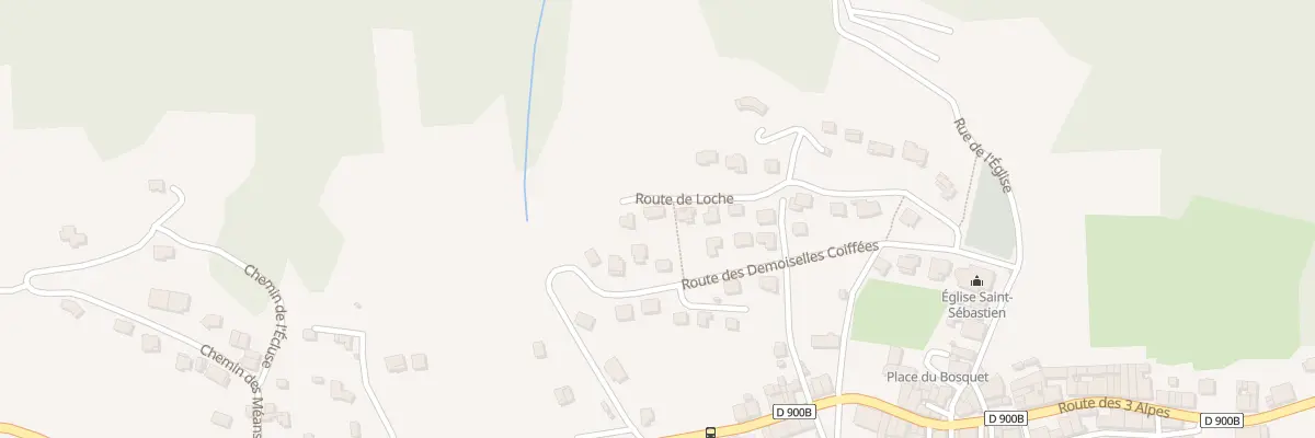Plan du 5206 Rte de Loche à Remollon