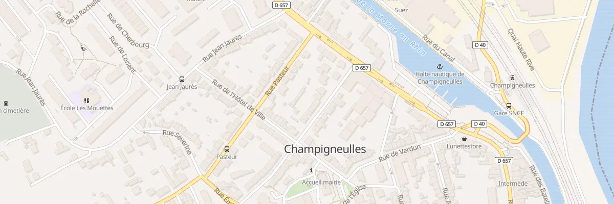Plan du 14 Rue Anatole France à Champigneulles