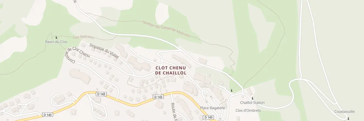 Plan du 5478 Clot Chenu de Chaillol à Saint-Michel-de-Chaillol