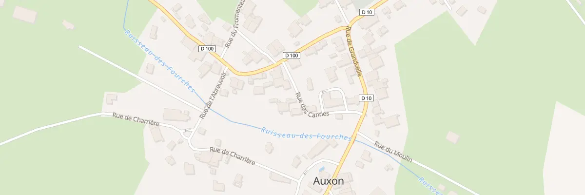 Plan du 3 Rue des Cannes à Auxon