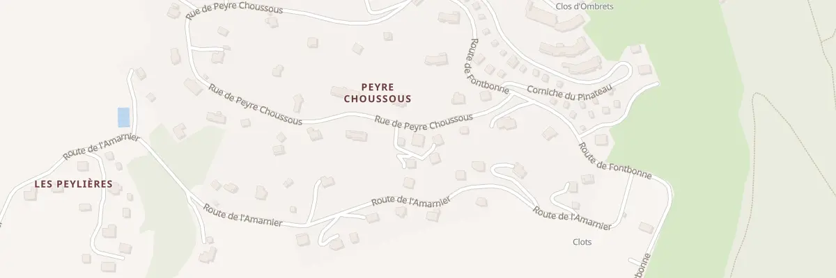 Plan du 35 Peyre Choussous à Saint-Michel-de-Chaillol