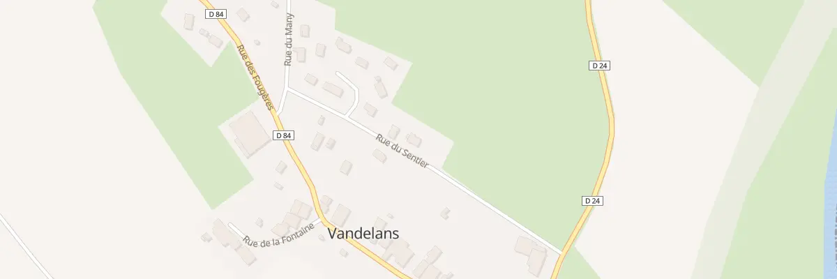 Plan du 5 Rue du Sentier à Vandelans