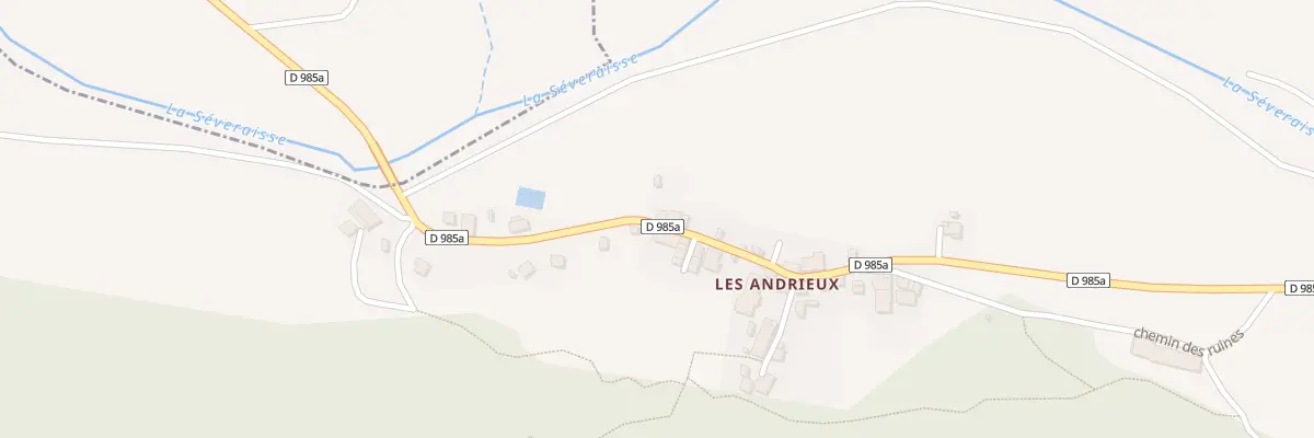 Plan du 191 Rte de La Chapelle à La Chapelle-en-Valgaudémar