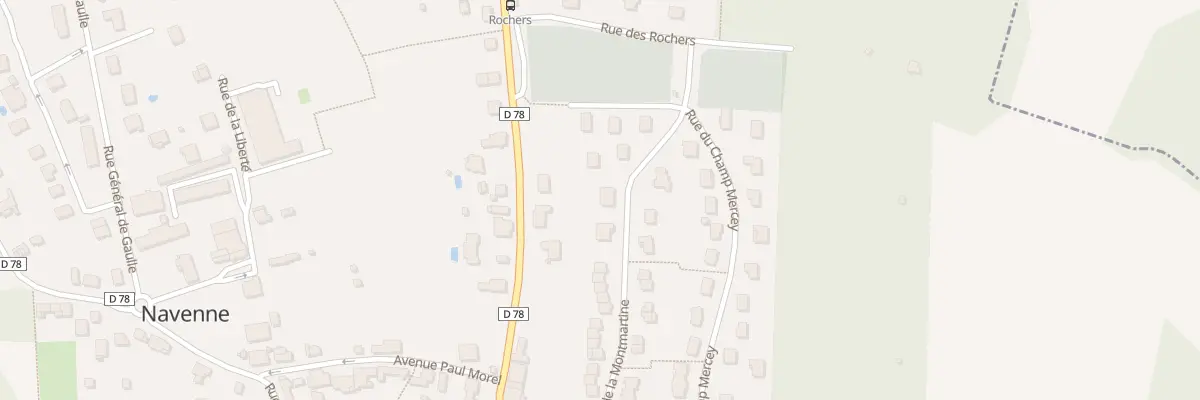Plan du 8 Voie de la Montmartine à Navenne