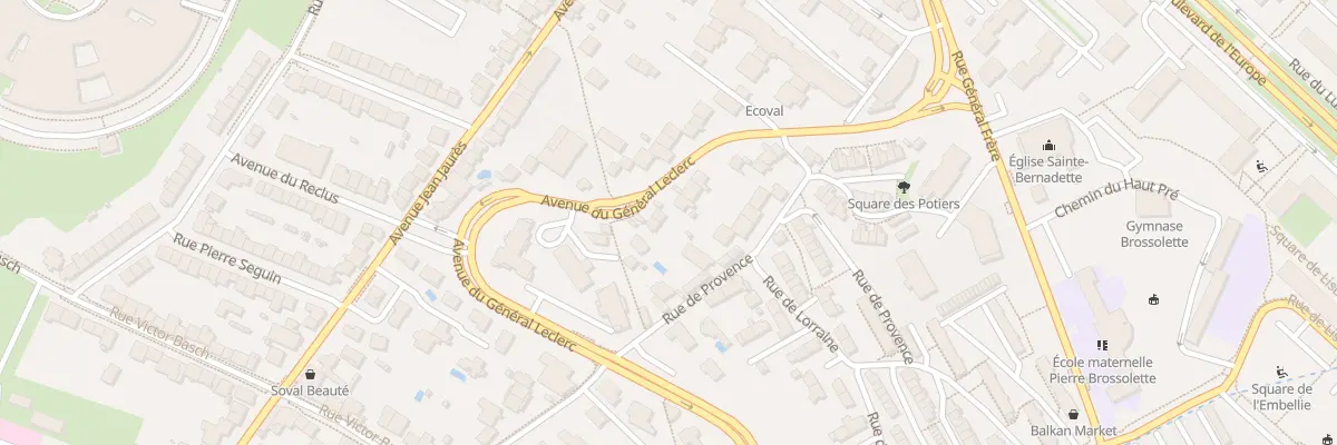 Plan du 9004 Rue de Provence à Vandœuvre-lès-Nancy