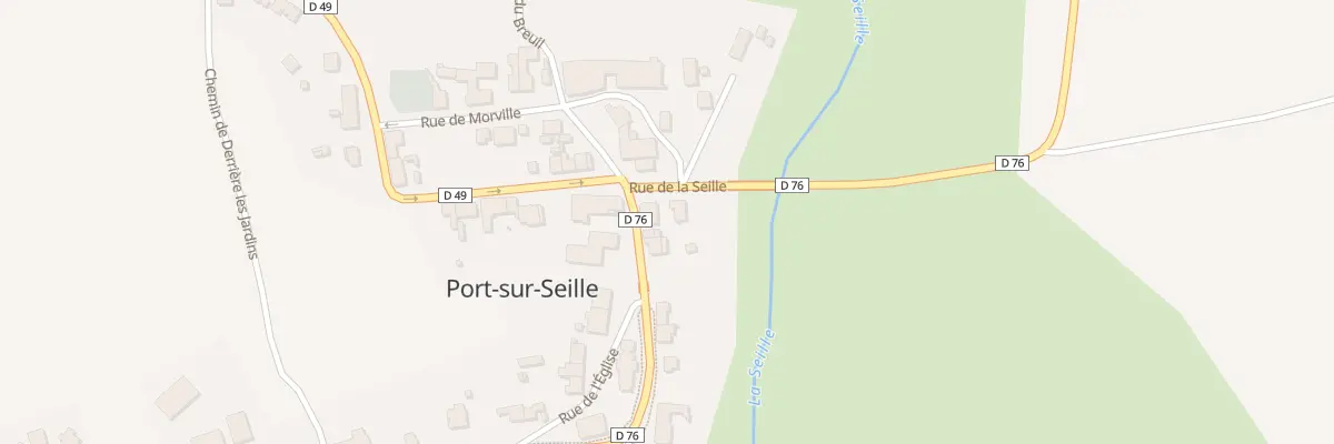 Plan du 14 Rue de la Mairie à Port-sur-Seille