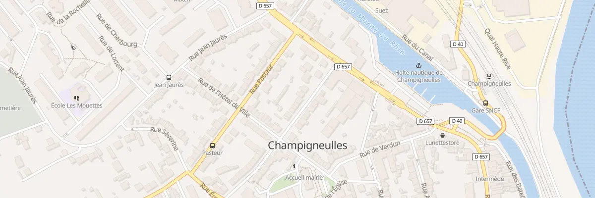 Plan du 12 Rue Anatole France à Champigneulles