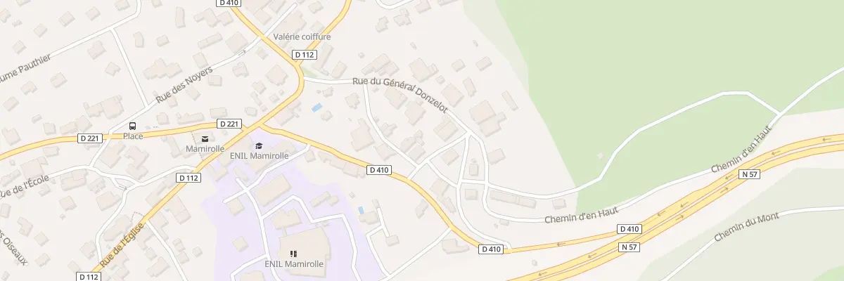 Plan du 5 Rue du Moulin à Mamirolle