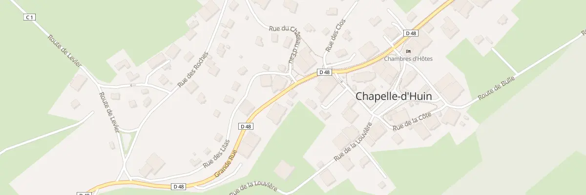 Plan du 39 Rue Grande Rue à Chapelle-d’Huin