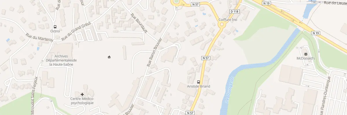 Plan du 78 Rue Baron Bouvier à Vesoul